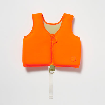 sunny life - Swim Vest - Sonny the Sea Creature Neon Orange (Various Sizes) - swanky boutique malta