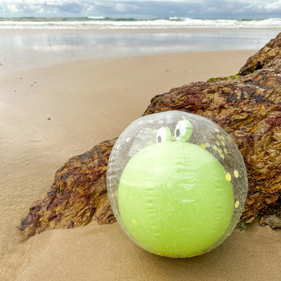 Sunny Life - 3D Inflatable Beach Ball Cookie the Croc Light Khaki - Swanky Boutique