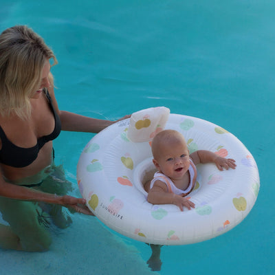 Sunny Life - Baby Seat Float Apple Sorbet Multi- Swanky Boutique