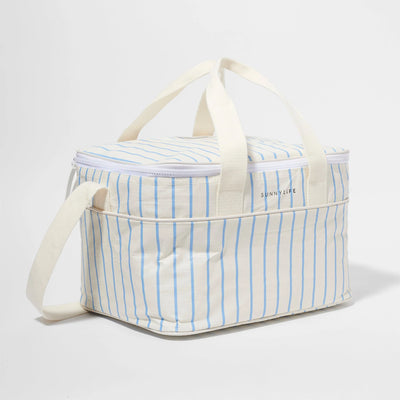 Sunny Life - Cooler Bag Le Weekend Mid Blue-Cream - Swanky Boutique