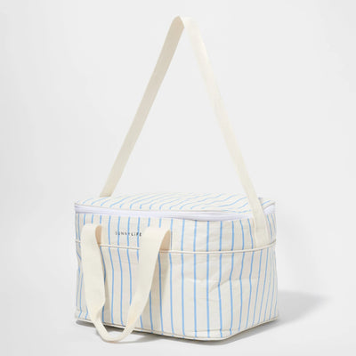 Sunny Life - Cooler Bag Le Weekend Mid Blue-Cream - Swanky Boutique