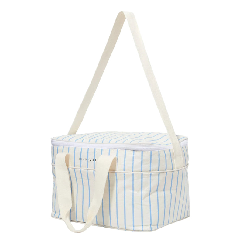 Sunny Life - Cooler Bag Le Weekend Mid Blue-Cream - Swanky Boutique