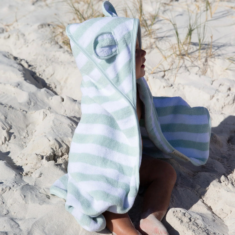 Sunny Life - Baby Character Towel Apple Sorbet Pastel Green - Swanky Boutique