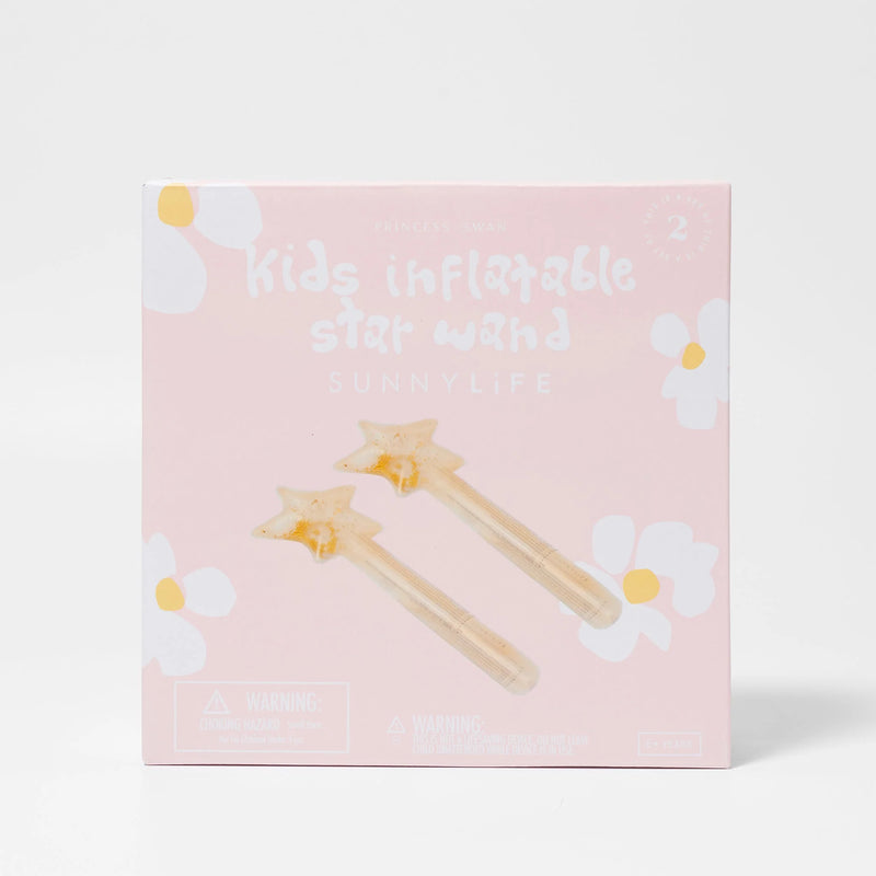 Sunny Life - Kids Inflatable Star Wand Princess Swan Gold - Swanky Boutique