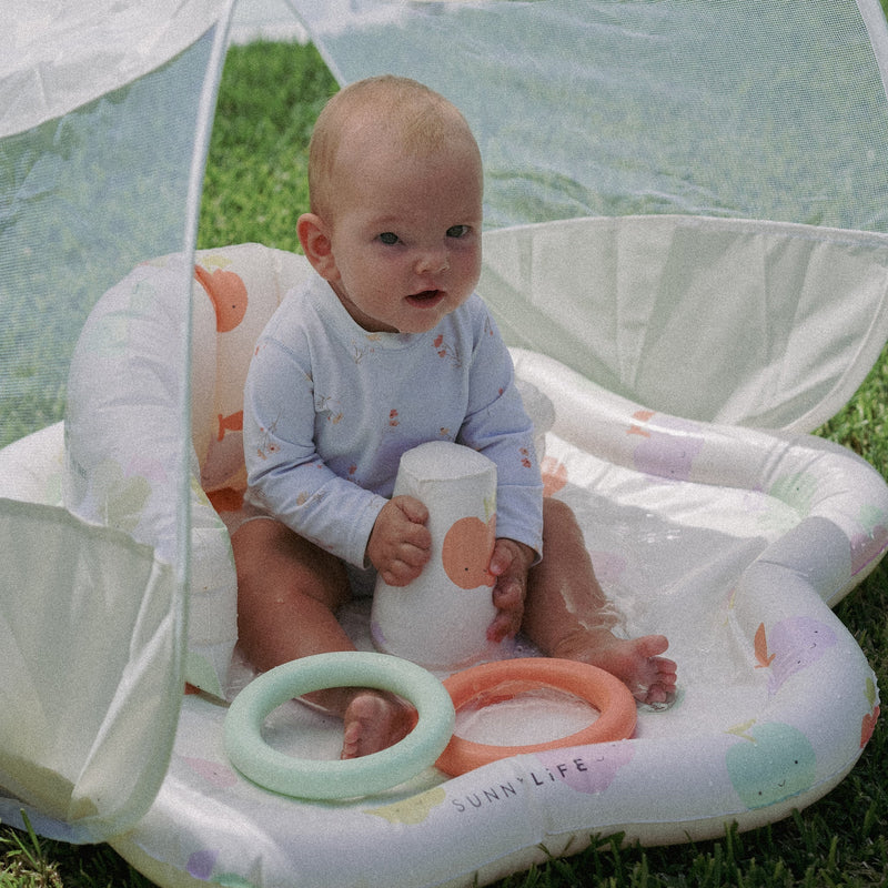 Sunny Life - Baby Playmat with Shade Apple Sorbet Multi- Swanky Boutique