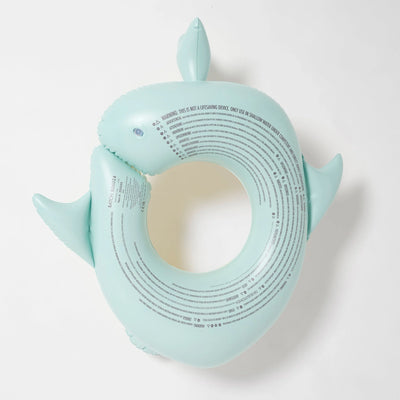 Sunny Life - Kids Tube Pool Ring Salty the Shark Multi- Swanky Boutique