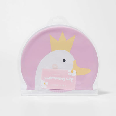 Sunny Life - Kids Swimming Cap Princess Swan Multi- - Swanky Boutique