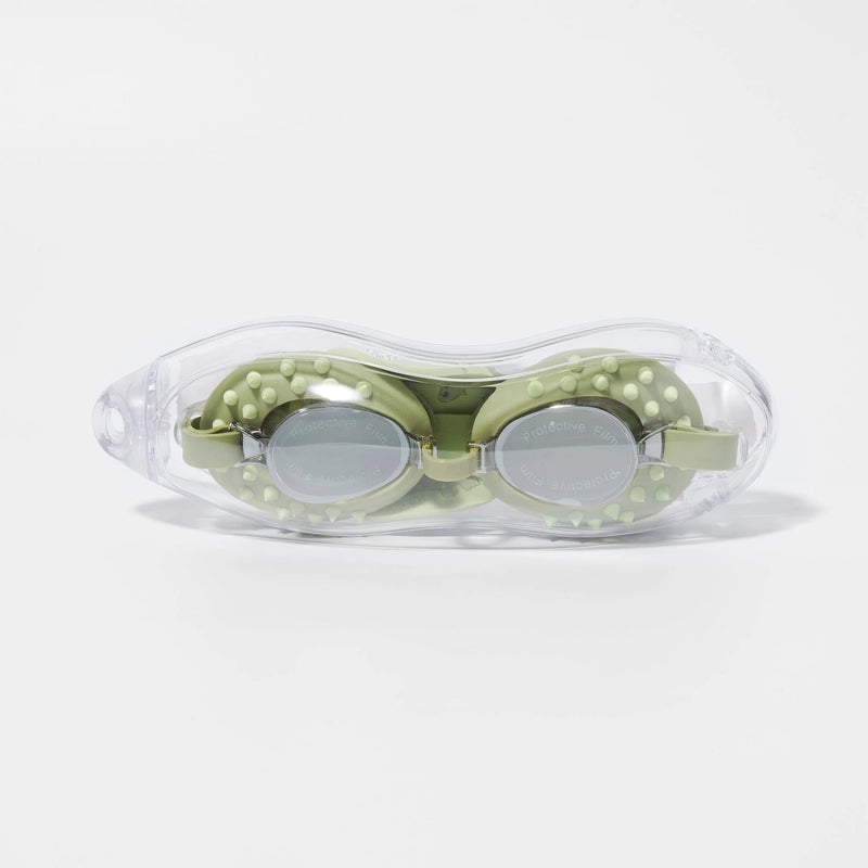 Sunny Life - Kids Swim Goggles - Cookie the Croc Khaki- Swanky Boutique