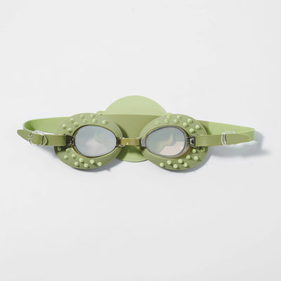 Sunny Life - Kids Swim Goggles - Cookie the Croc Khaki- Swanky Boutique