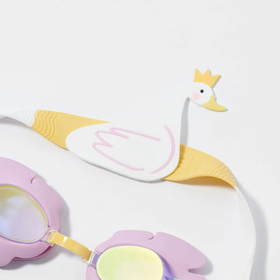 Sunny Life - Kids Swim Goggles Princess Swan Multi- Swanky Boutique