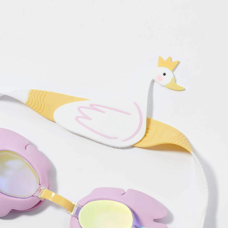 Sunny Life - Kids Swim Goggles Princess Swan Multi- Swanky Boutique