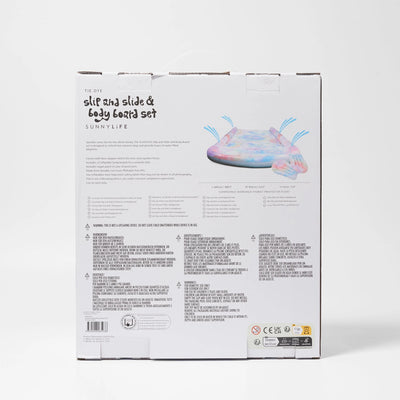 Slip, Slide and Body Board Set - Tie Dye Multi