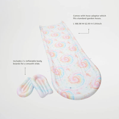 Slip, Slide and Body Board Set - Tie Dye Multi