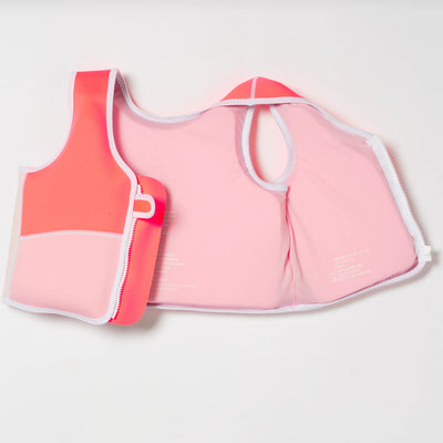 Sunny Life - Swim Vest Melody the Mermaid Neon Strawberry - Swanky Boutique