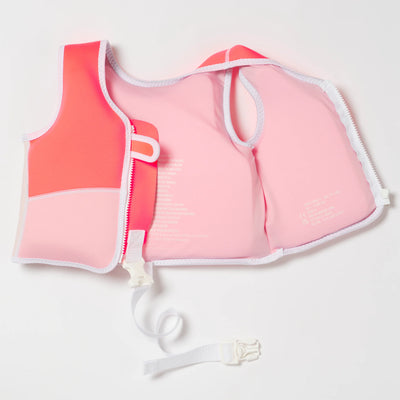 Sunny Life - Swim Vest Melody the Mermaid Neon Strawberry - Swanky Boutique