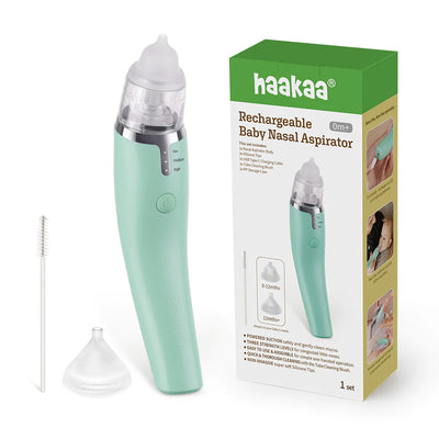 Haakaa Rechargeable Baby Nasal Aspirator - Swanky Boutique Malta