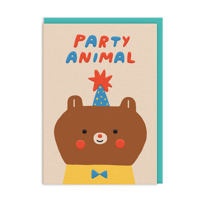 Ohh Deer - Party Animal Bear Card - Swanky Boutique Malta 