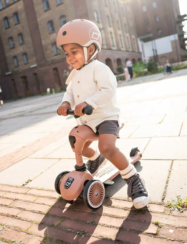 Scoot and Ride - Scooter Highwaykick 1 Push & Go - Mocha (1-5 Years) - Swanky Boutique Malta 