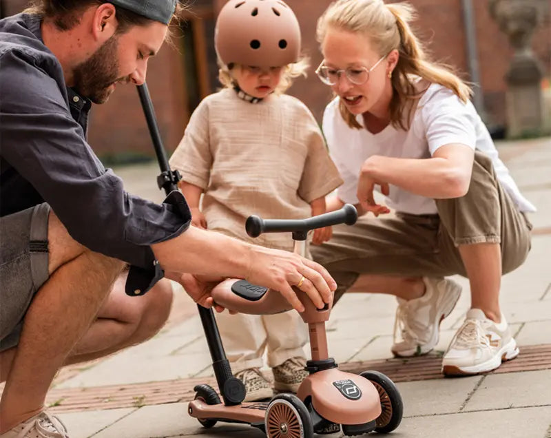 Scoot and Ride - Scooter Highwaykick 1 Push & Go - Mocha (1-5 Years) - Swanky Boutique Malta 