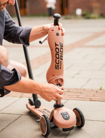 Scoot and Ride - Scooter Highwaykick 1 Push & Go - Mocha (1-5 Years) - Swanky Boutique Malta 
