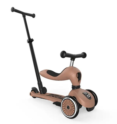 Scoot and Ride - Scooter Highwaykick 1 Push & Go - Mocha (1-5 Years) - Swanky Boutique Malta 