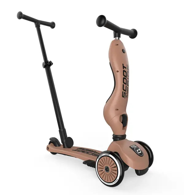 Scoot and Ride - Scooter Highwaykick 1 Push & Go - Mocha (1-5 Years) - Swanky Boutique Malta 