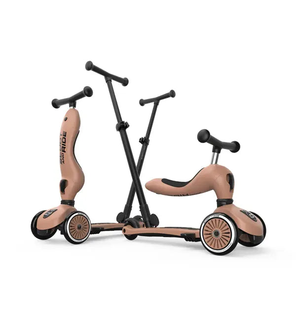 Scoot and Ride - Scooter Highwaykick 1 Push & Go - Mocha (1-5 Years) - Swanky Boutique Malta 