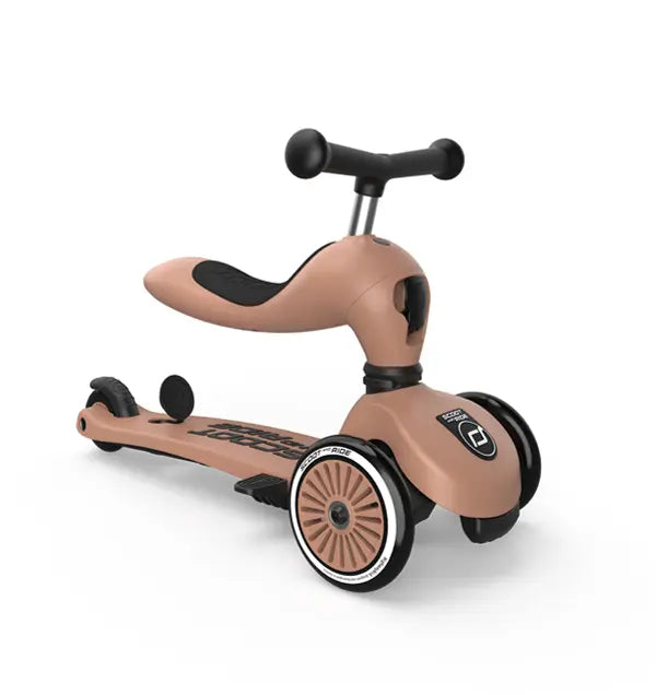 Scoot and Ride - Scooter Highwaykick 1 Push & Go - Mocha (1-5 Years) - Swanky Boutique Malta 