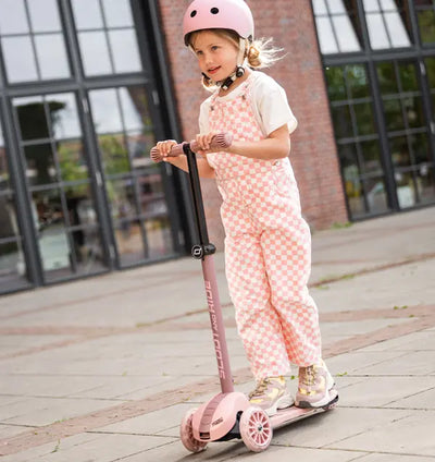 Scoot and Ride - Scooter Highwaykick 3S LED Lights - Rose (3+ Years) - Swanky Boutique Malta 