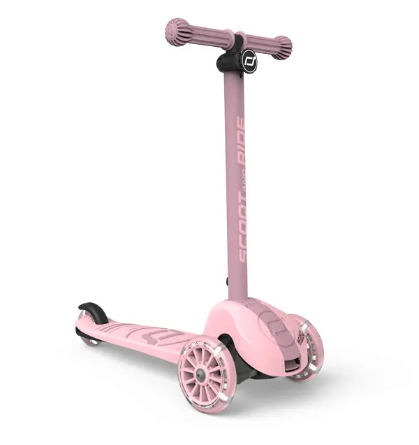 Scoot and Ride - Scooter Highwaykick 3S LED Lights - Rose (3+ Years) - Swanky Boutique Malta 