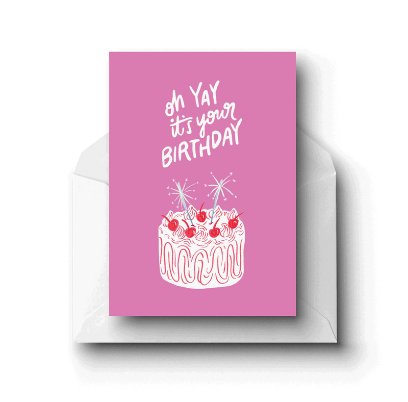 Greeting Card - Oh Yay It&