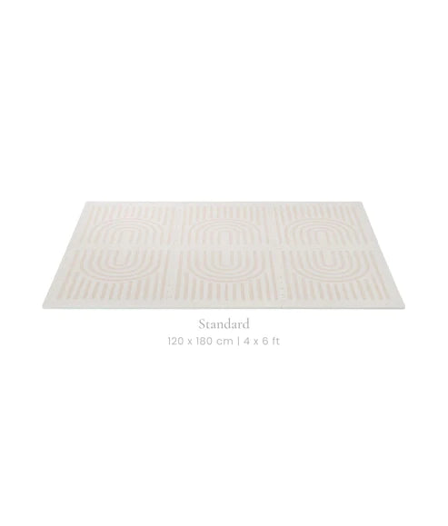 toddlekind - Premium Foam Playmats | Linear - Linen (120x180cm) - swanky boutique malta
