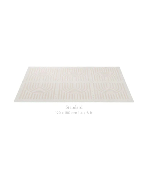 toddlekind - Premium Foam Playmats | Linear - Linen (120x180cm) - swanky boutique malta
