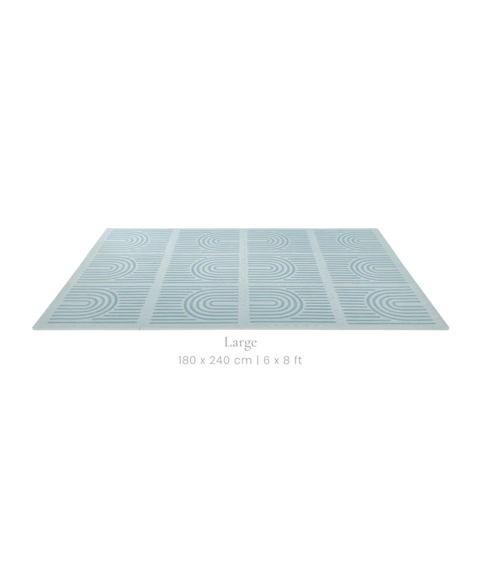 Toddlekind - Floor Playmat Linear Series Mineral Blue - Swanky Boutique