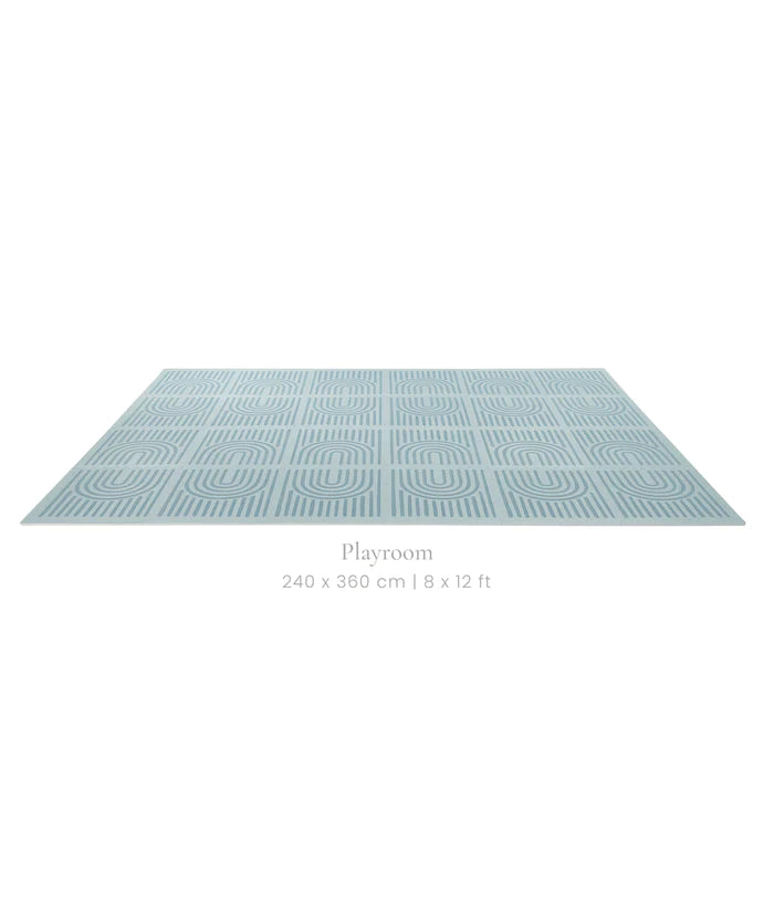 Toddlekind - Floor Playmat Linear Series Mineral Blue - Swanky Boutique