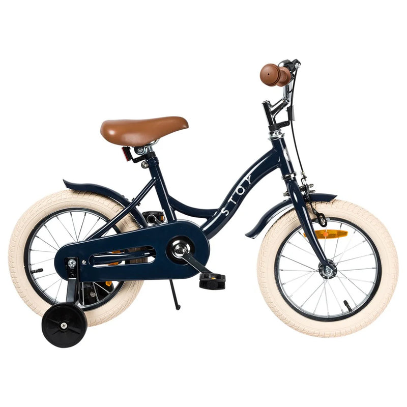 Stoy - Stoy Bicycle 12 Vintage Navy Blue 3+ years - Swanky Boutique Malta