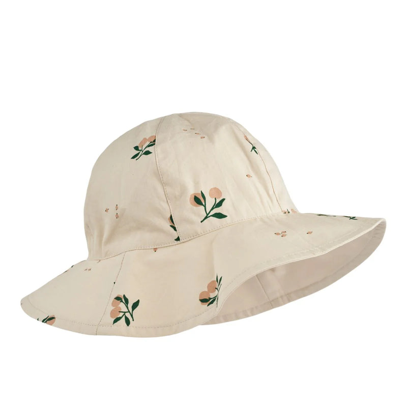 Sun Hat, Amelia Reversible  - Peach/Sandy Swanky Boutique Malta