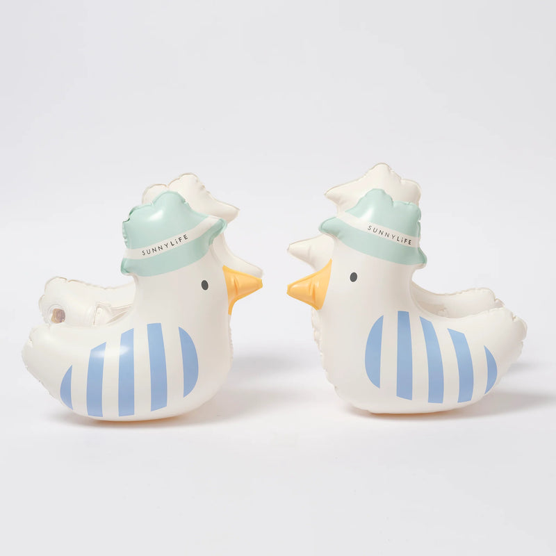 SunnyLife-Armbands - Sid the Seagull, Blue Stripe-Swanky Boutique Malta