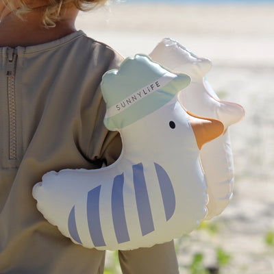 SunnyLife-Armbands - Sid the Seagull, Blue Stripe-Swanky Boutique Malta