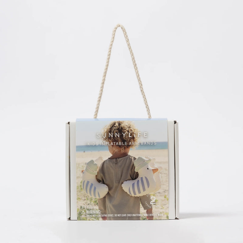 SunnyLife-Armbands - Sid the Seagull, Blue Stripe-Swanky Boutique Malta