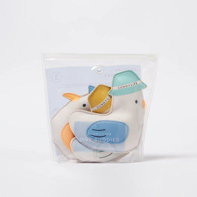 SunnyLife-Dive Buddies, 3-Pack- Sid the Seagull Multi-Swanky Boutique Malta