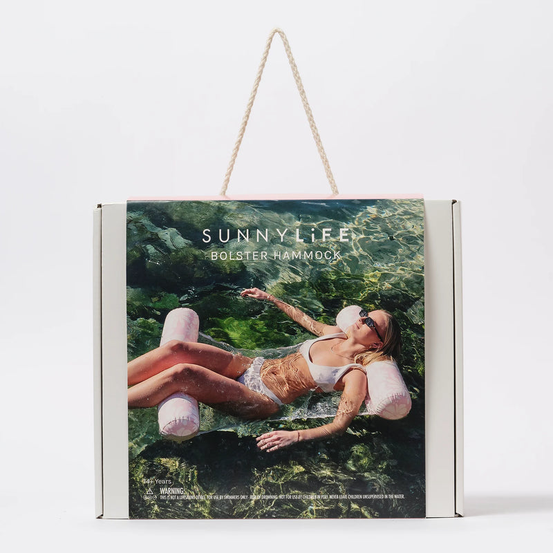 SunnyLife-Floating Hammock, Stole My Heart -Pink Floral-Swanky Boutique Malta