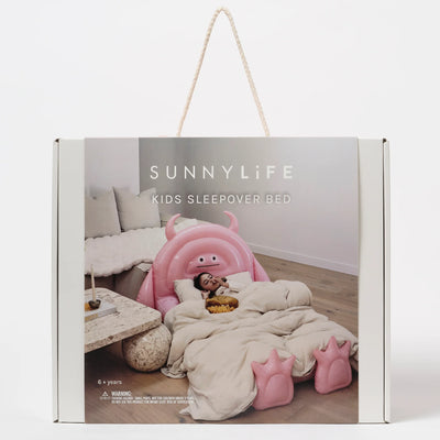 SunnyLife-Kids Sleepover Bed- Monster Pink-Swanky Boutique Malta 