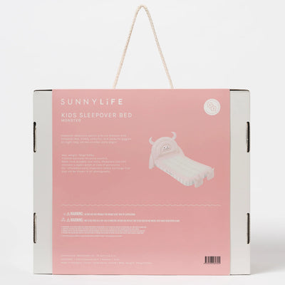 SunnyLife-Kids Sleepover Bed- Monster Pink-Swanky Boutique Malta 