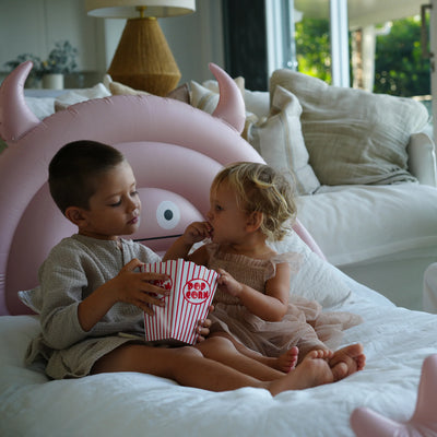 SunnyLife-Kids Sleepover Bed- Monster Pink-Swanky Boutique Malta 