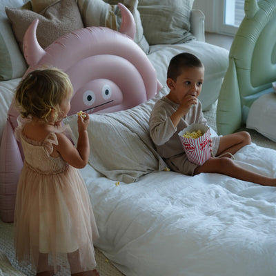SunnyLife-Kids Sleepover Bed- Monster Pink-Swanky Boutique Malta 