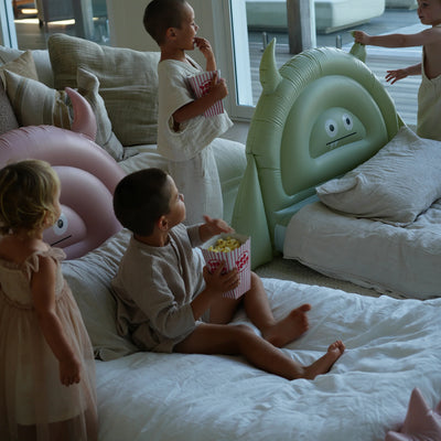 SunnyLife-Kids Sleepover Bed- Monster Sage-Swanky Boutique Malta 