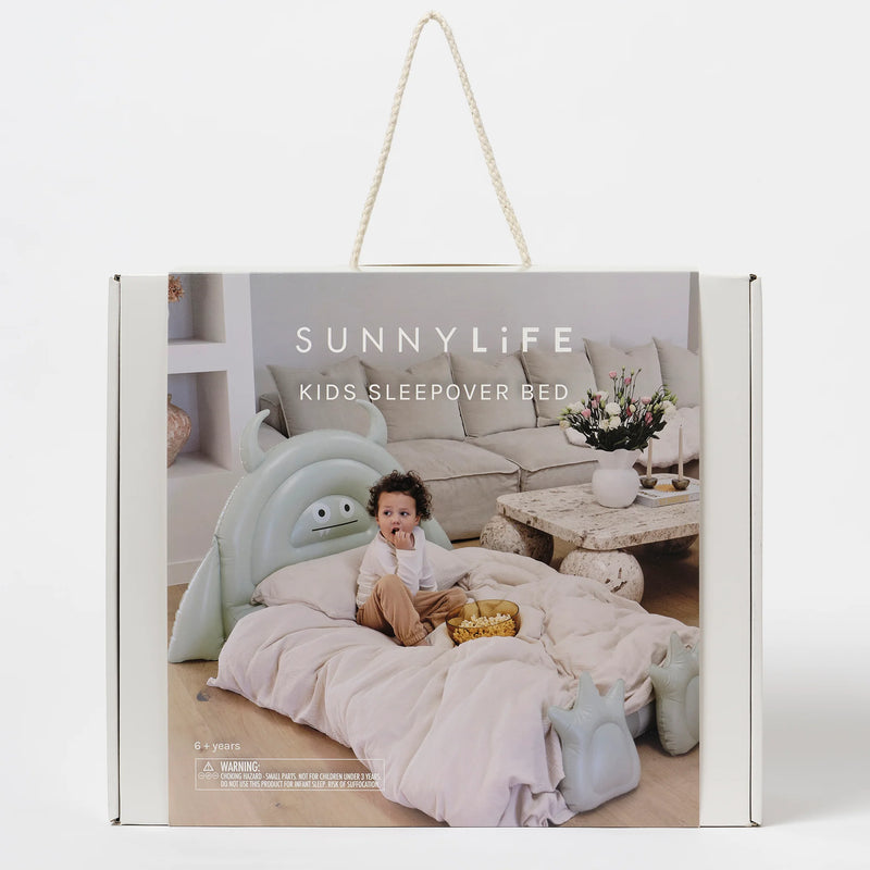 SunnyLife-Kids Sleepover Bed- Monster Sage-Swanky Boutique Malta 
