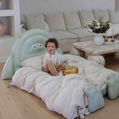 SunnyLife-Kids Sleepover Bed- Monster Sage-Swanky Boutique Malta 