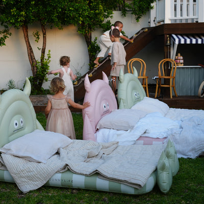 SunnyLife-Kids Sleepover Bed- Monster Sage-Swanky Boutique Malta 